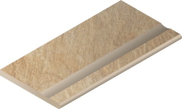 Бортик Дистрикт Сэнд 30x60 с выемкой закругленный (620090000246)