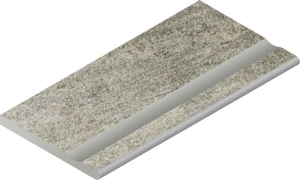 Бортик Нордика Сильвер 30x60 с выемкой закругленный (620090001060)