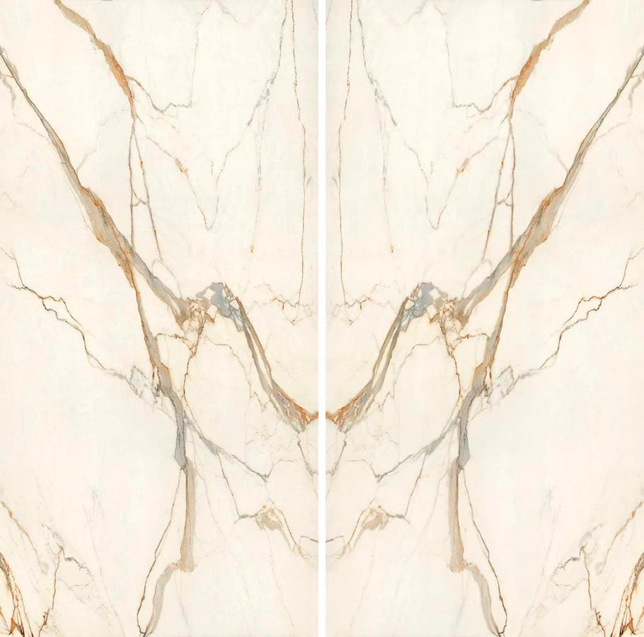Керамогранит Calacatta Imperiale Bookmatch Silk 160x320