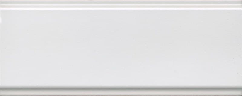 BDA022R Бордюр Магнолия белый матовый обрезной 30х12 30x12x13