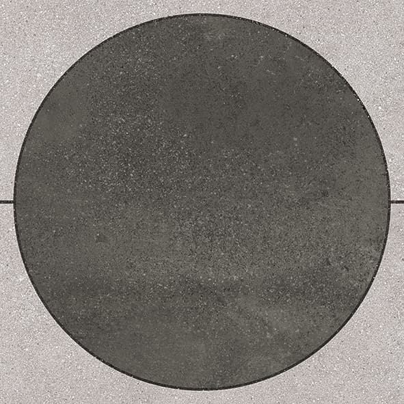 Be-Square Optical Naturale Concrete/Black 30x30