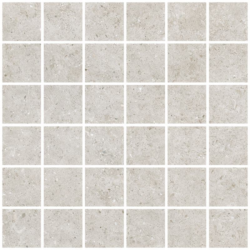 Beren Light Grey Mosaic 55 Anti-Slip 30x30