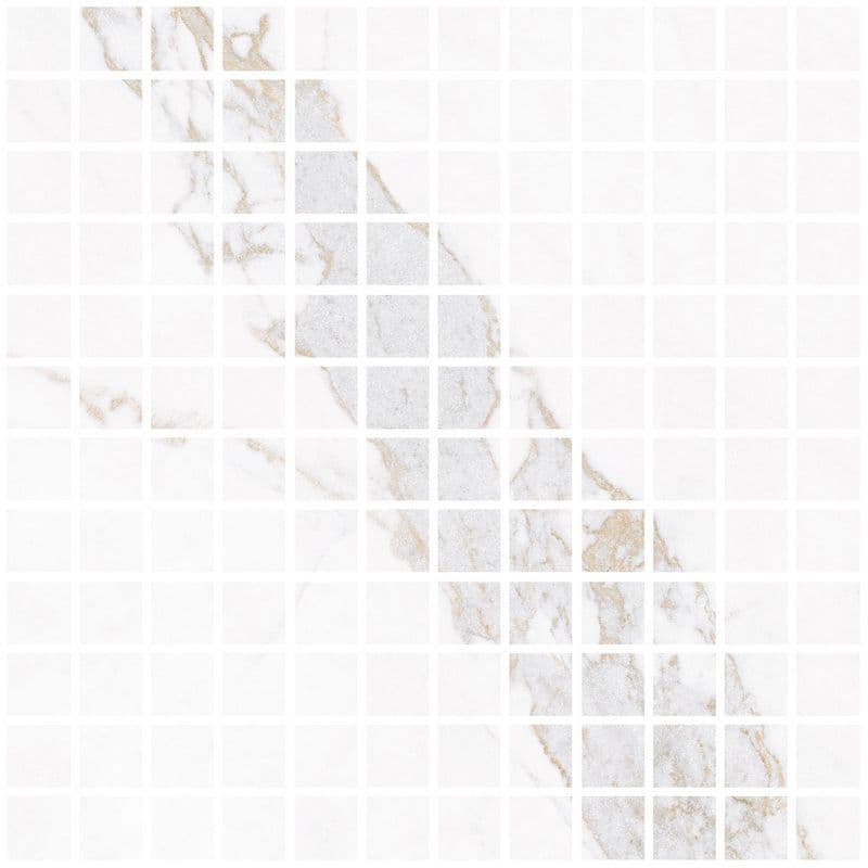 Blanc Calacatta Gold Mosaic 25 Soft 30x30