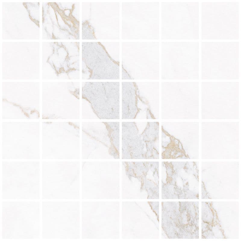 Blanc Calacatta Gold Mosaic 55 Soft 30x30