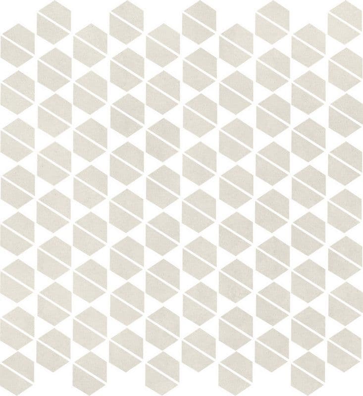 Cava White Mosaic, B, 27,5x29,6