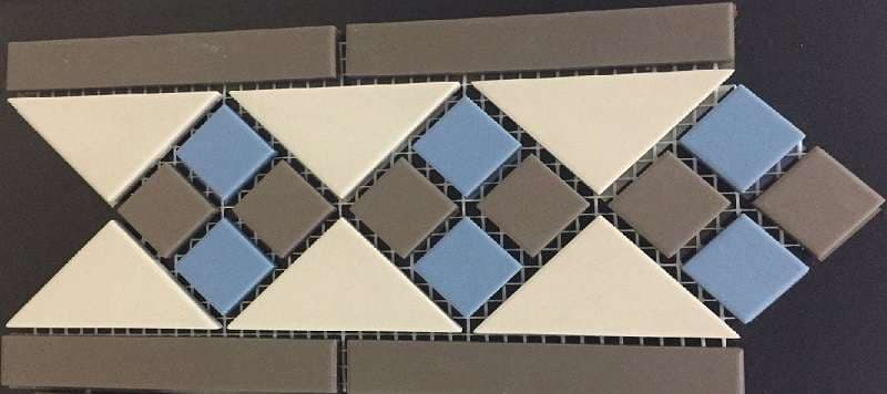Декор Top Cer Octagon Border Lisbon With 1 Strip (Tr.01, Dots 29+11, Strips 29)