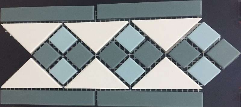 Декор Top Cer Octagon Border Lisbon With 1 Strip (Tr.16, Dots 13+18, Strips 18)