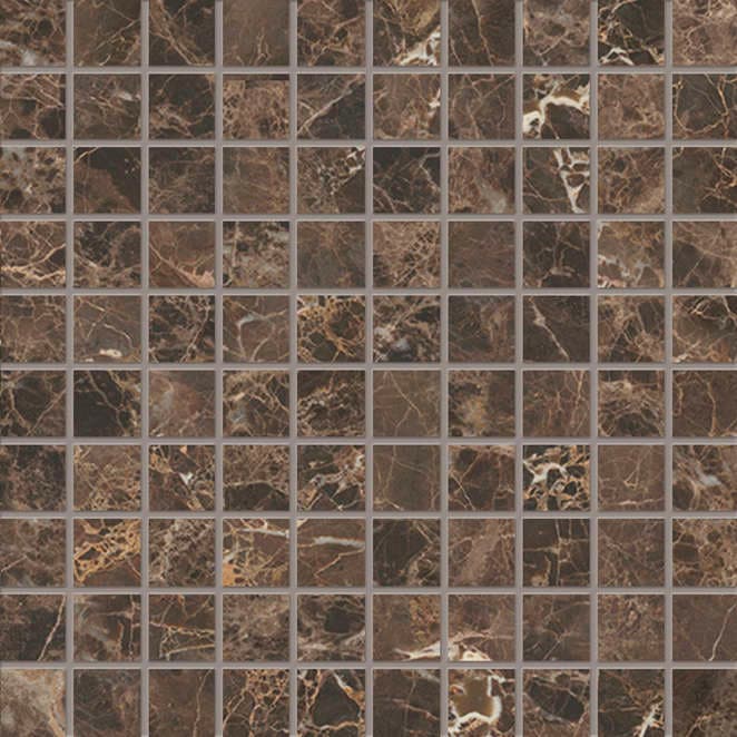 Emperador Mosaico Lappato 30x30