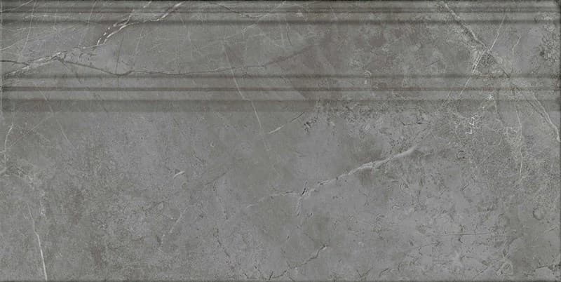 FME031R Плинтус Риальто серый тёмный глянцевый обрезной 20x40x1,6