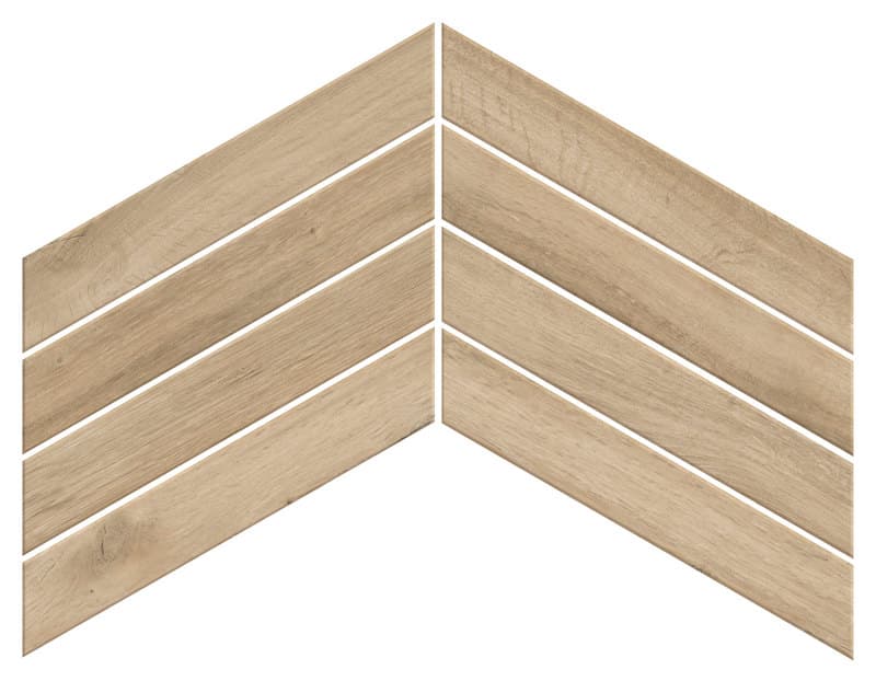 Fusion Oak Natural Chevron