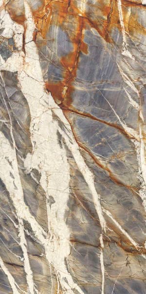 Керамогранит Ariostea Ultra Marmi Blue Tempest Luc Shiny 150х75 6 mm