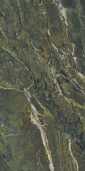 Керамогранит Ariostea Ultra Marmi Verde Karzai Luc Shiny 150x300 6mm