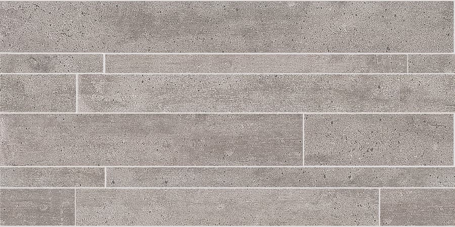 On Square Listelli Sfalsati Cemento Naturale 30x60