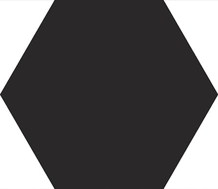 Sixty Esagona Nero Assoluto Silktech 21x18,2