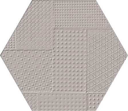 Sixty Esagona Timbro Cenere Silktech 21x18,2