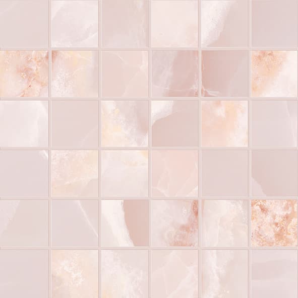 Tele Di Marmo Onyx Mosaico Onyx Pink Lappato 30x30