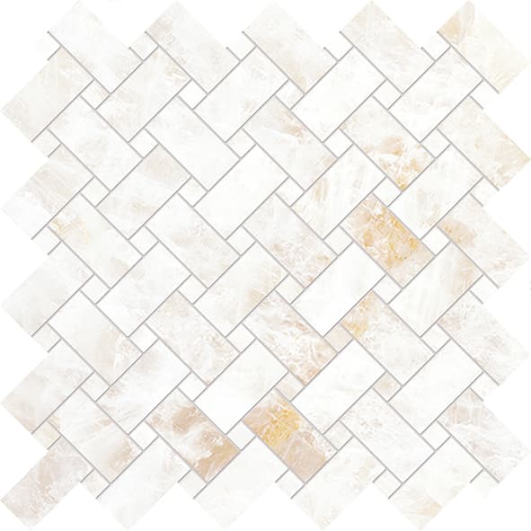 Tele Di Marmo Precious Intrecci Crystal White Silktech 30x30