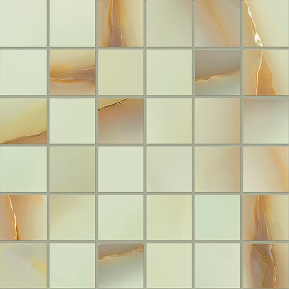 Tele Di Marmo Pure Onyx Mosaico Onyx Giada Lappato 30x30