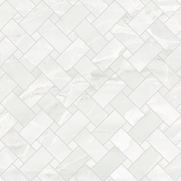Tele Di Marmo Selection Intrecci White Paradise Naturale 30x30