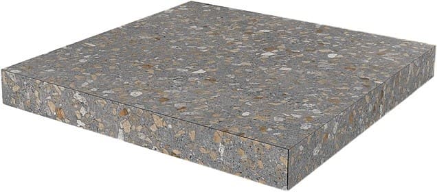 SG632220R/GCA Ступень угловая клееная Терраццо коричневый 33x33x0,9